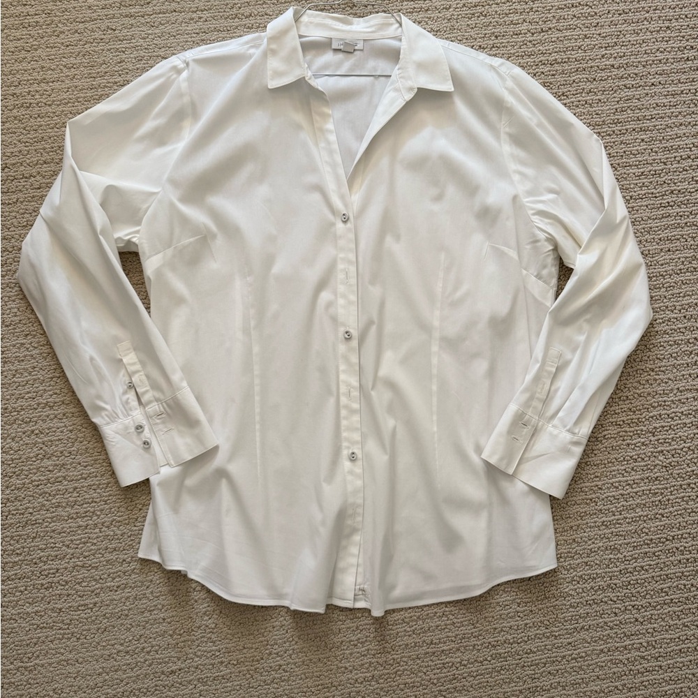 J. Jill  White Classic Shirt